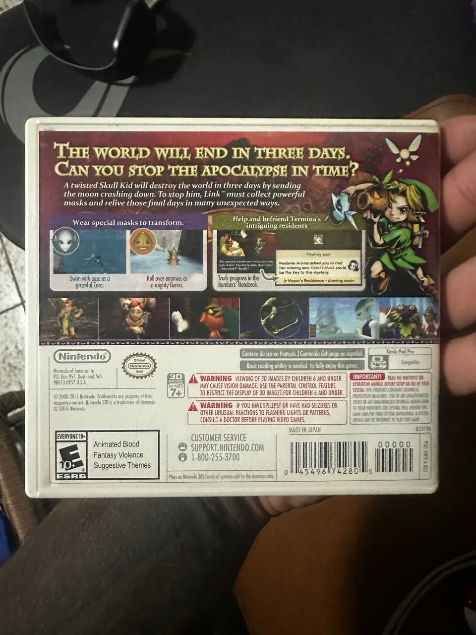 Zelda Majoras Mask 3DS - Foto 2