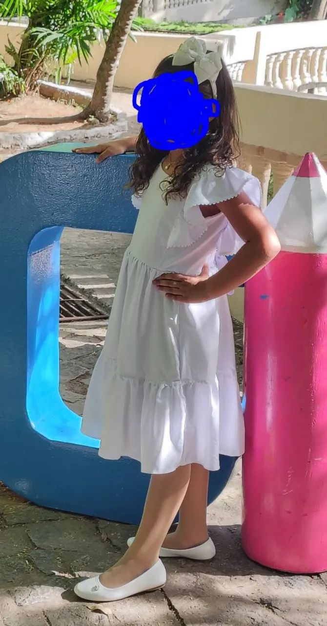 Vestido branco ABC  - Foto 2