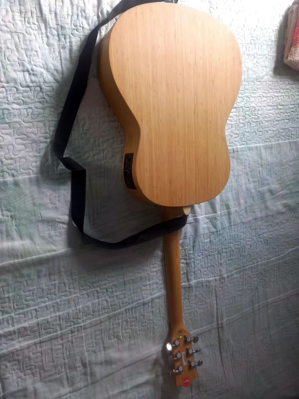 Violão acústico de bambu (lindo som) - Foto 2