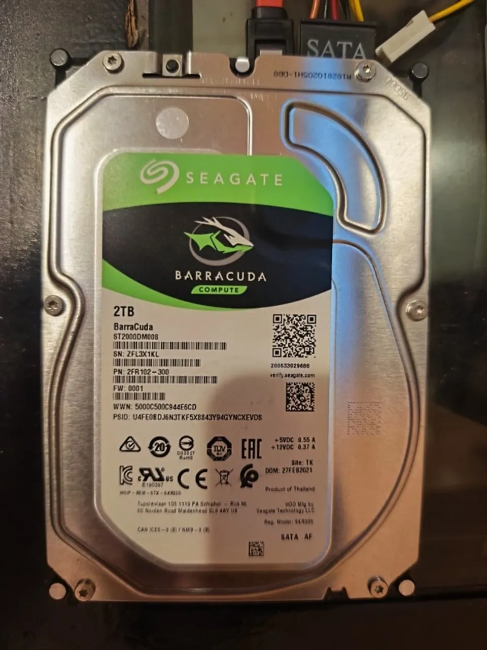 HD Seagate 2TB Barracuda - Armazenamento - São Luís, Barra Mansa