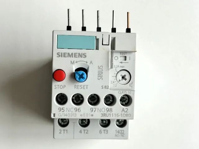 Kit com 3 Relés Térmicos 3RU1116-1DB0 (2,2A até 3,2A) - SIEMENS