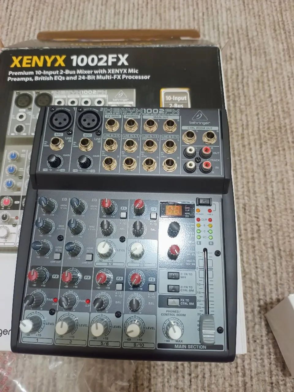 Controladora Xenyx 1002FX, nova - Foto 2
