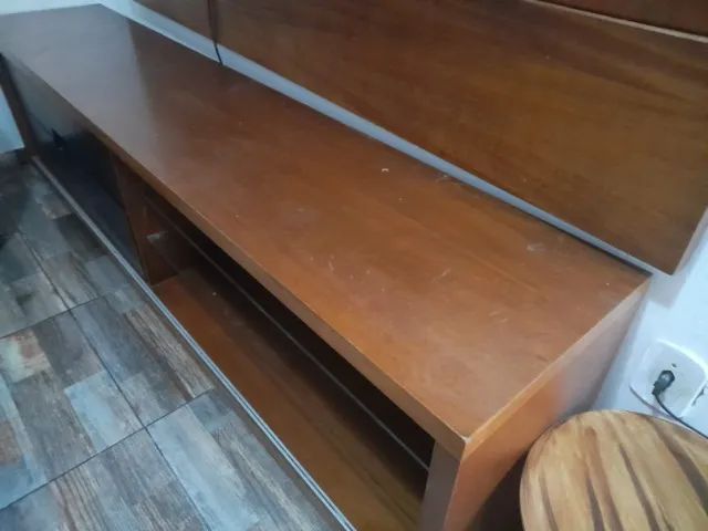 Rack com painel Madeira maciça  - Foto 3