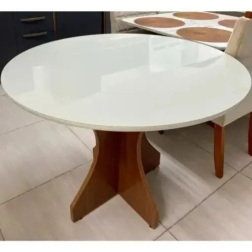 Mesa de Jantar Sienna Vidro Laqueado + 4 Cadeiras, Direto da Fabrica. Frete Grátis!i, - Foto 3