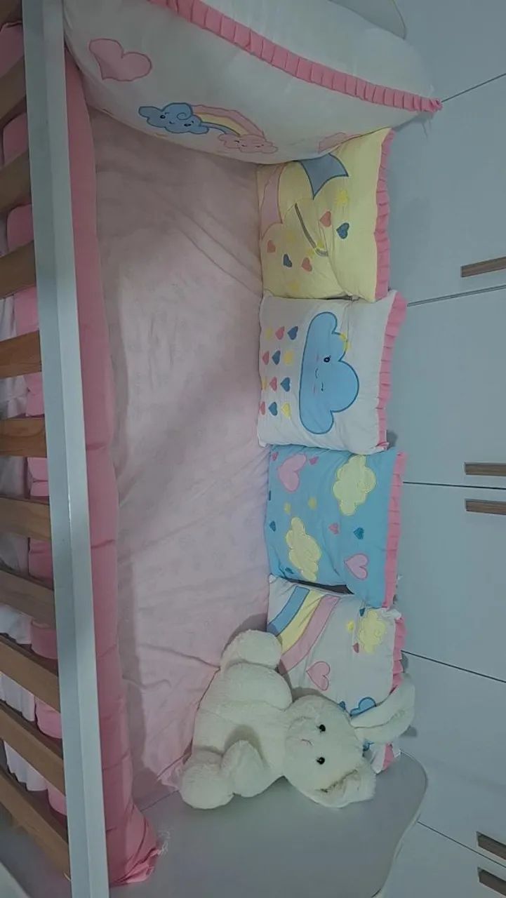 Vendo Berço e Carrinho de Bebê Menina - Foto 3