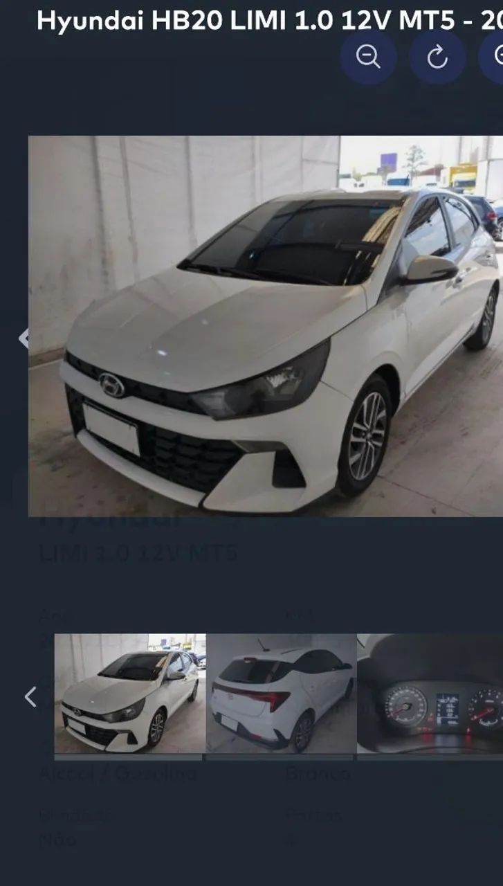 Hyundai Hb20 HB20 Limited 1.0 Flex 12V Mec. 2023