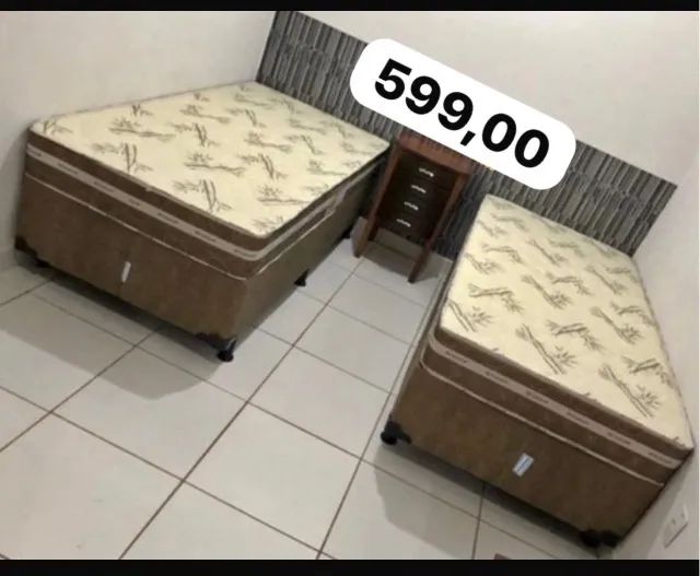 Cama solteiro completo 