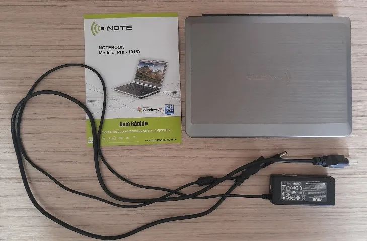 Netbook Antigo Phitronics Enote - 120GB HD - Super Conservado Com Linux