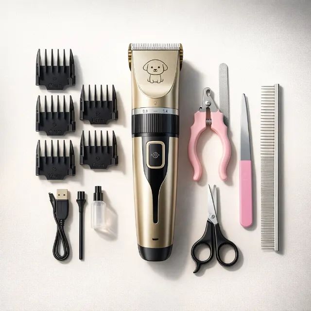 Maquina de Tosa Profissional Recarregavel Kit completo - Foto 4
