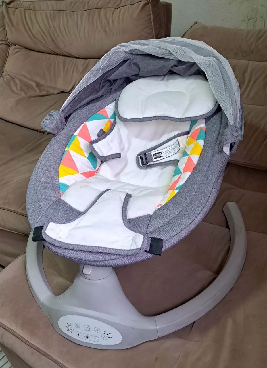 Cadeirinha de Balanço eletrônico Bluetooth  - Foto 5