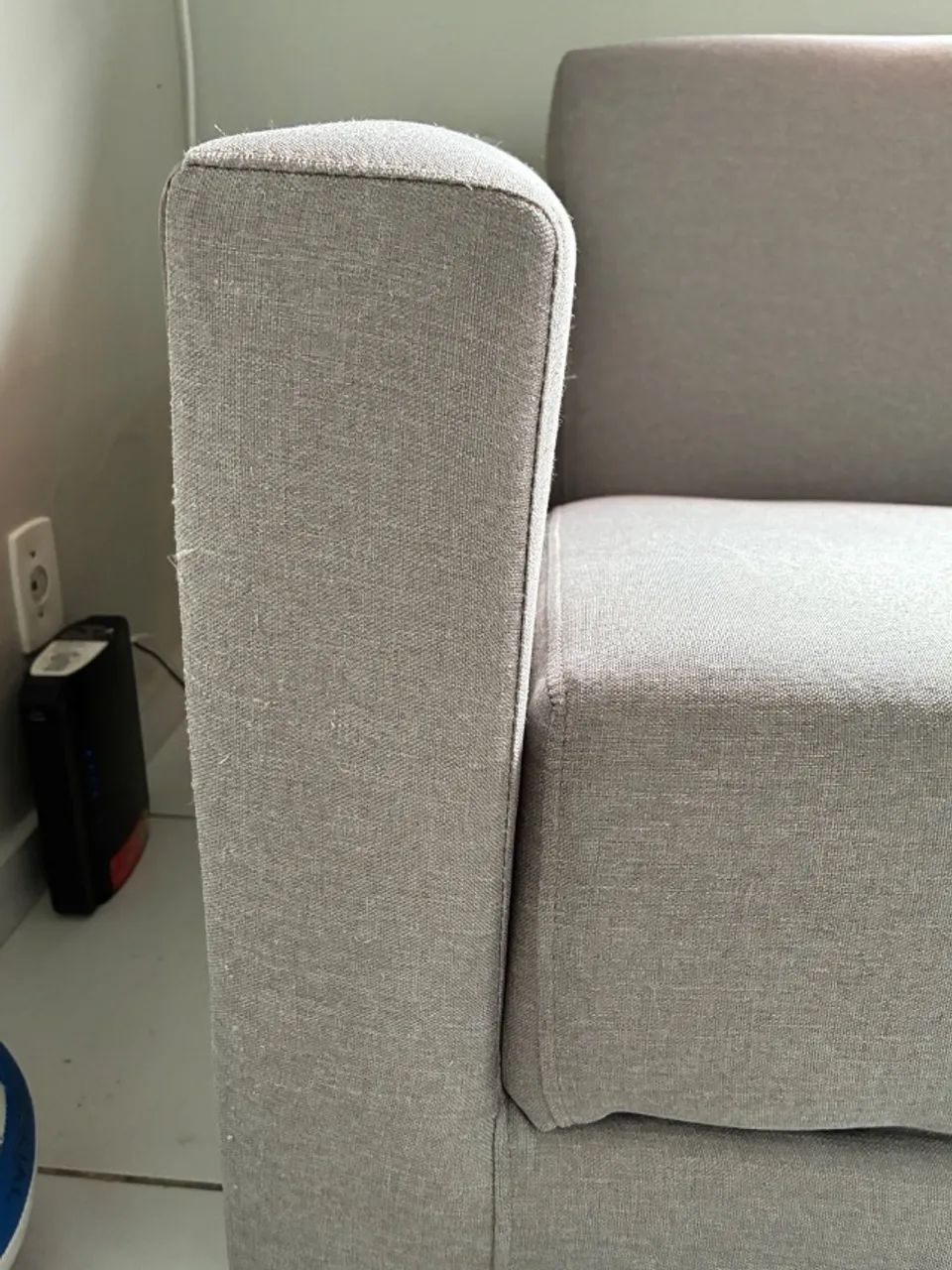 sofá cinza - Foto 4