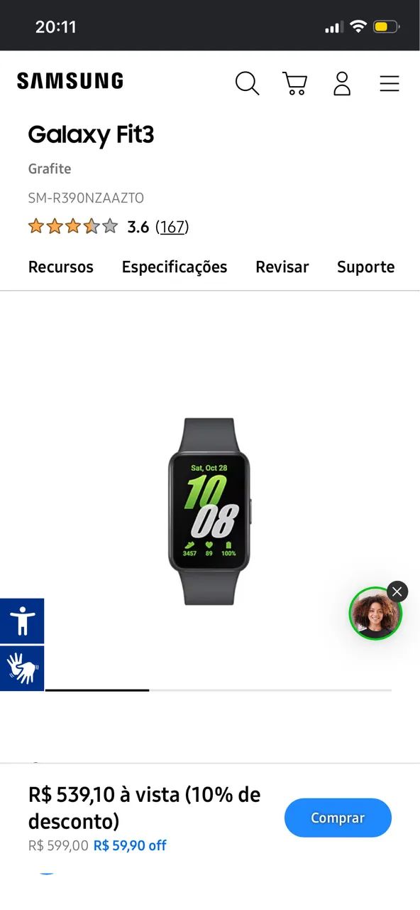 Galaxy Fit 3 - Foto 4