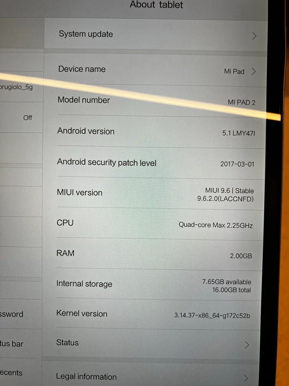 Tablet Xiaomi Mi Pad 2 2GB RAM 32GB + Capa - Excelente estado - Foto 5