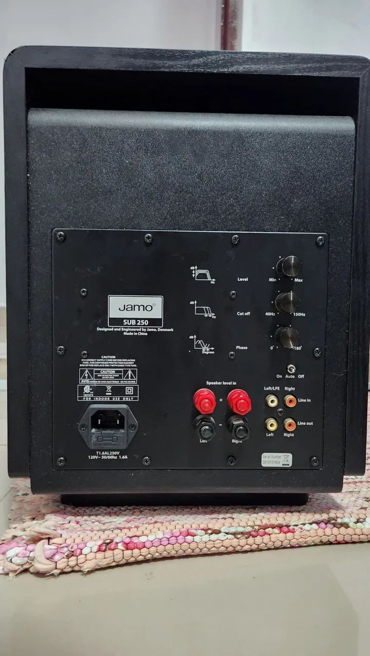 Subwoofer jamo sub250 30hz 250w - Foto 4