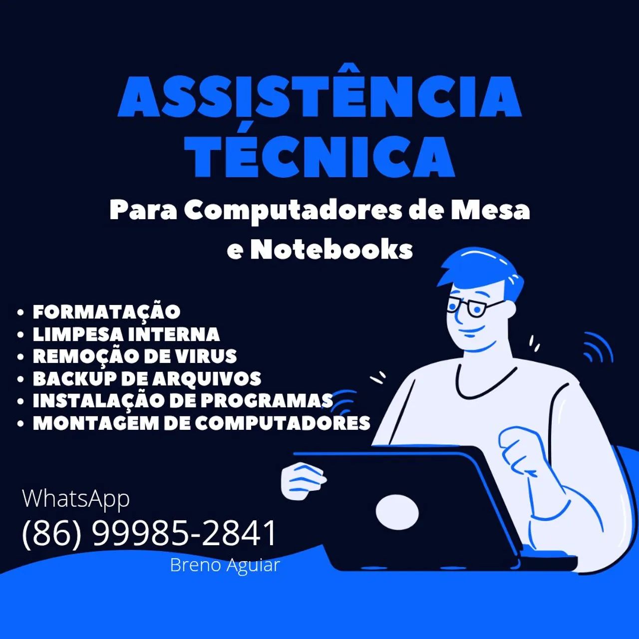 Assistência Técnica de Computadores e notebooks
