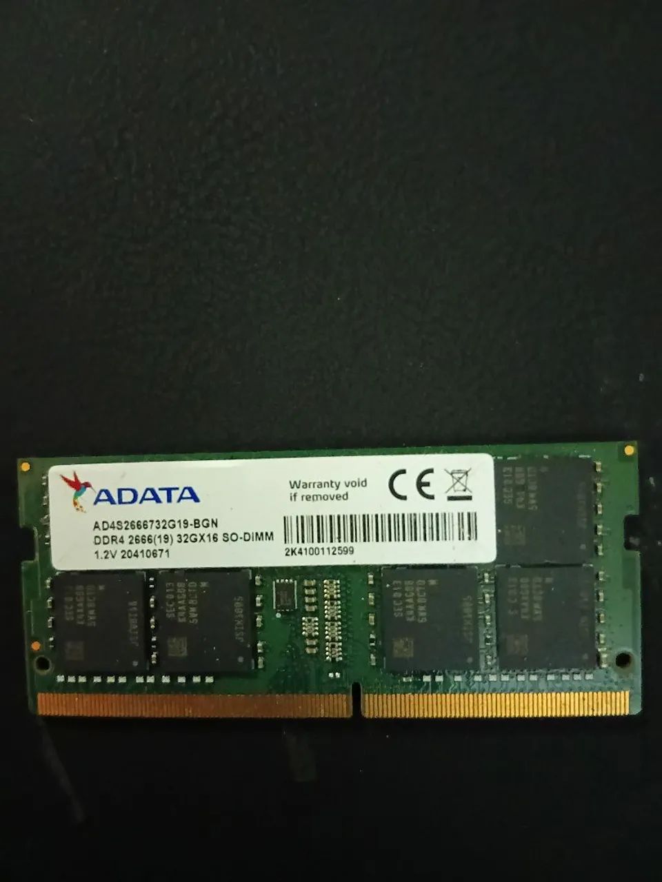 Memória RAM ADATA 32GB DDR4 2666hz - Memória RAM - Alto de