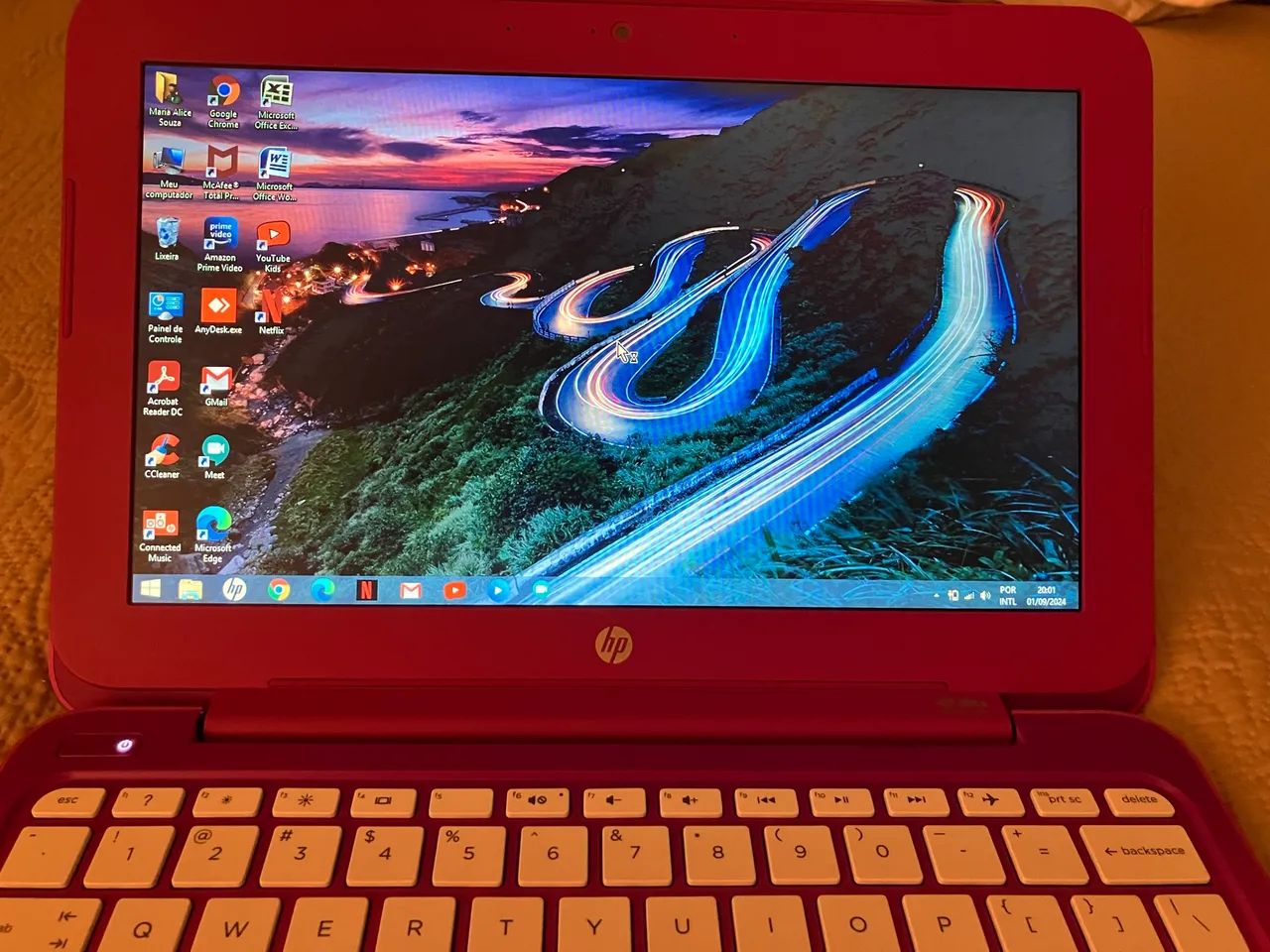 Laptop HP Stream, 11.6", Intel Celeron N2840 (2GB RAM 32GB eMMC Drive) Windows 10 - ROSA - Foto 3