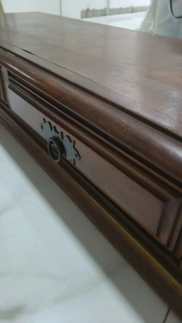 Penteadeira suspensa mogno madeira maciça - Foto 2