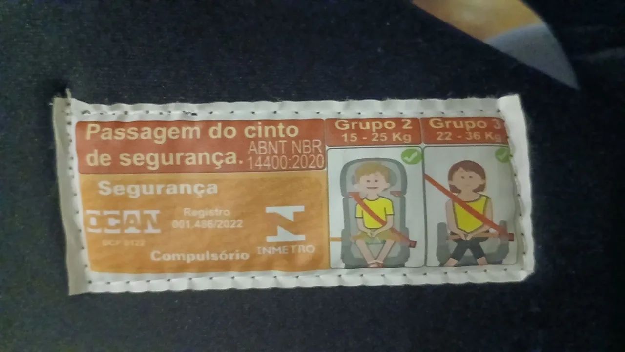 Cadeirinha veicular bebe