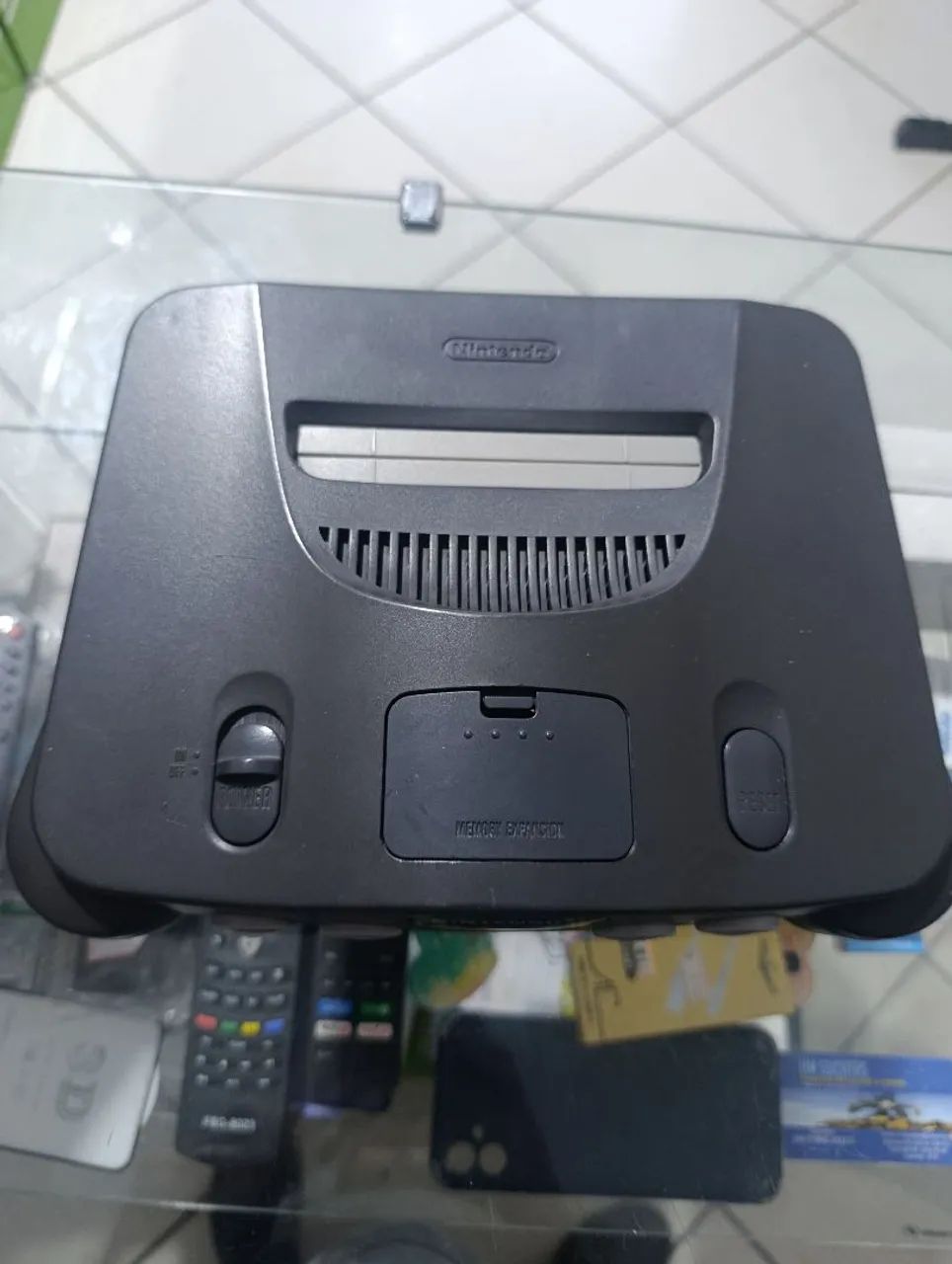 Nintendo 64 com defeito 