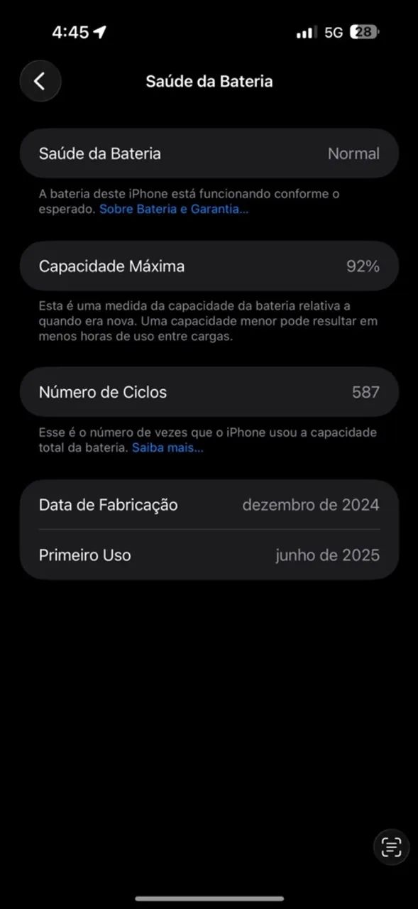 Iphone 16 pro max seme novo.  - Foto 2