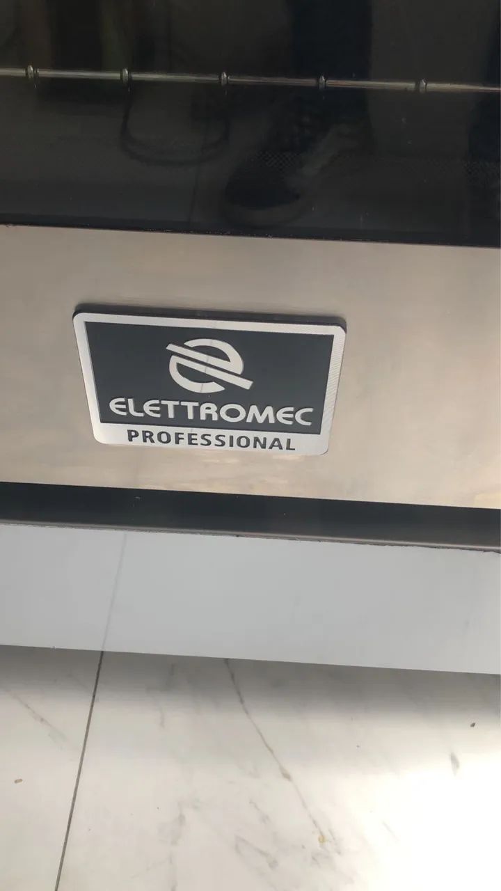 Fogão Elettromec Professional 5 Bocas Gás/Forno Elétrico 220v - Foto 2