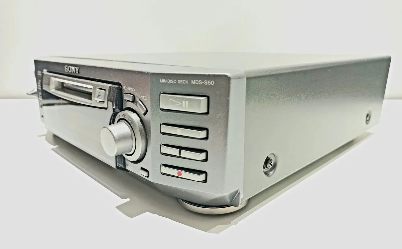 Minidisc Sony Modelo MDS-S50 Com Manual, Sem Controle. - Foto 4