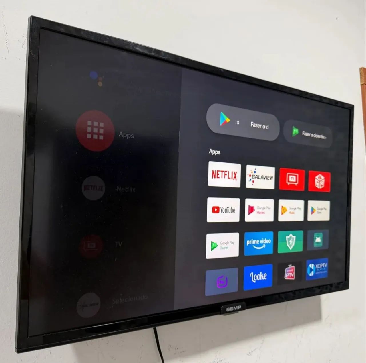 Smart Tv Android pra levar logo 