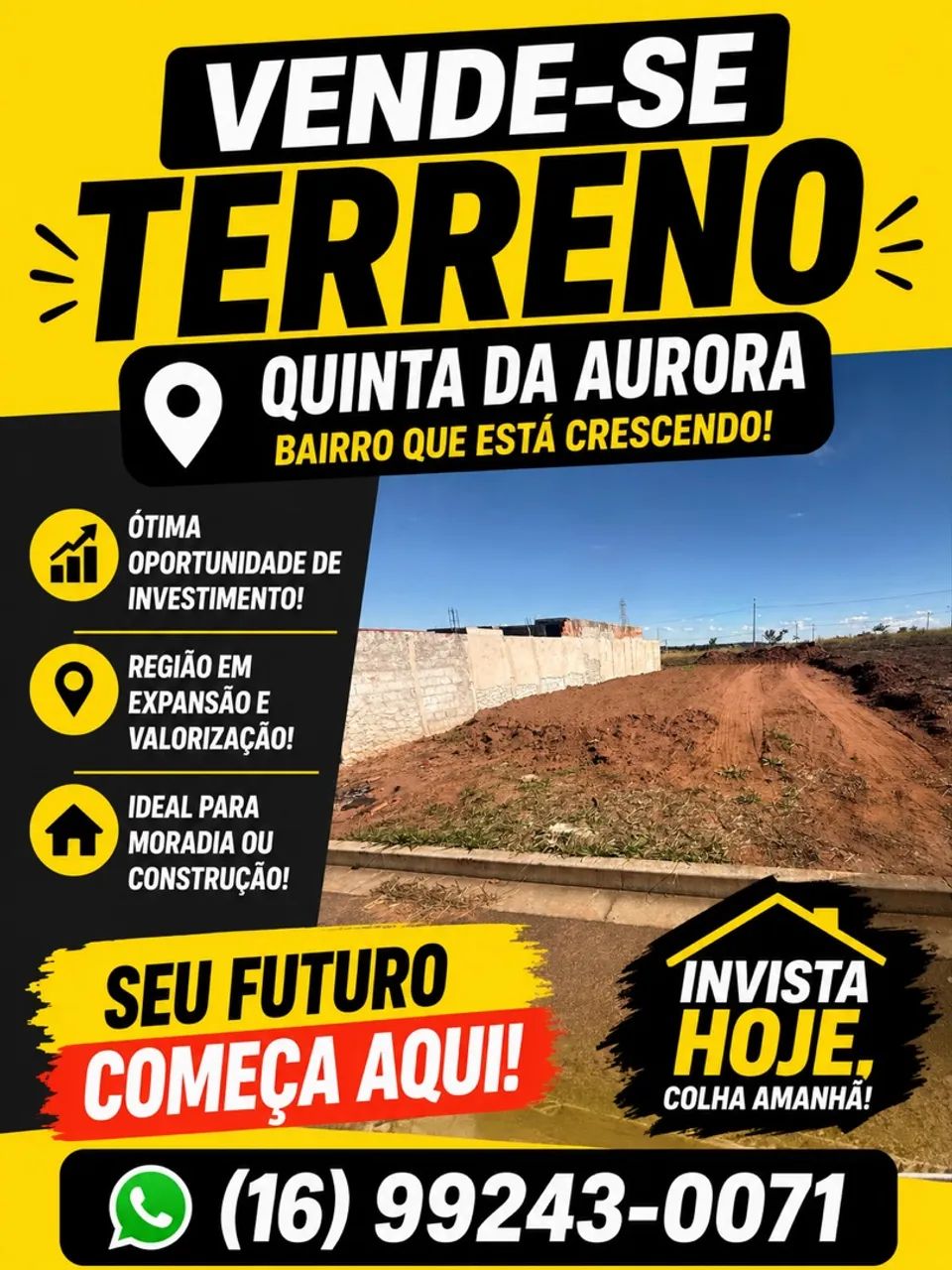 Direitos Terreno Quinta da Aurora ou Quitado - Foto 3