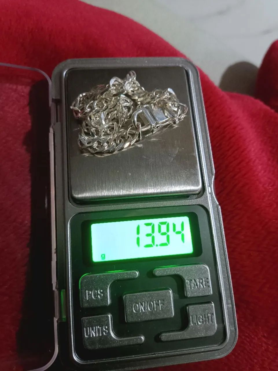 Vendo pulseira de prata 700 prata mista - Foto 2