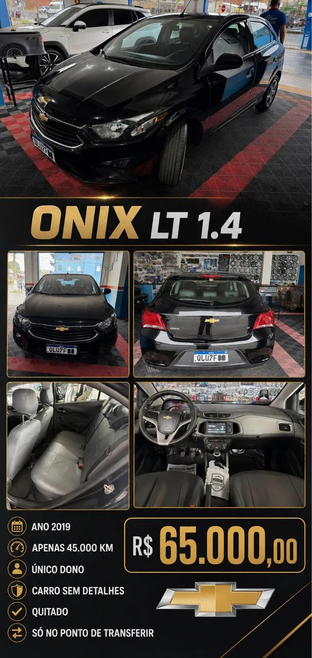 Chevrolet Onix Hatch LT 1.4 8V Flex Mec. 4P 2019
