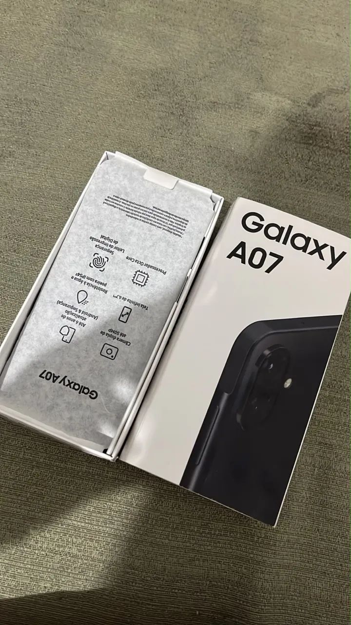 A07 Samsung 1 ano de garantia (aparelho sem uso)
