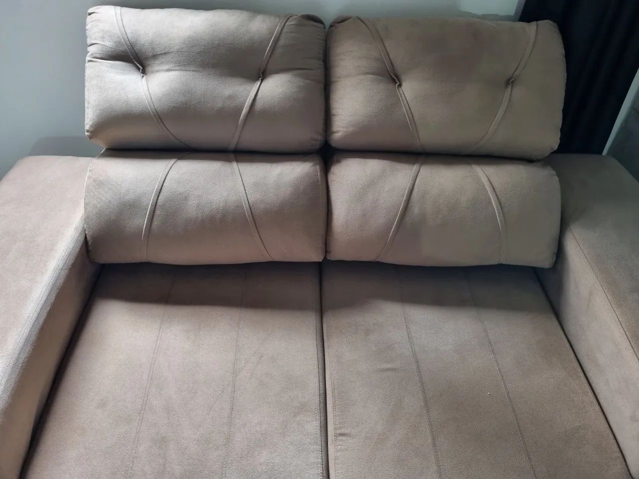 Sofá 2 lugares reclináveis novo