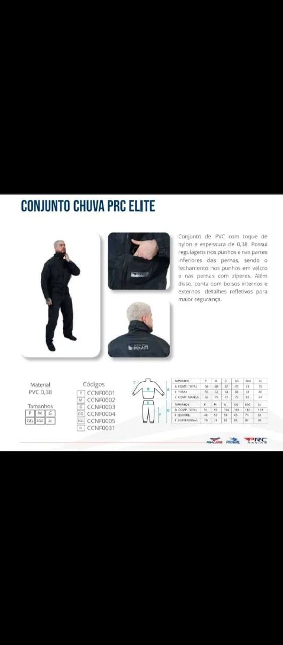 Capa de chuva para motociclista - Foto 3