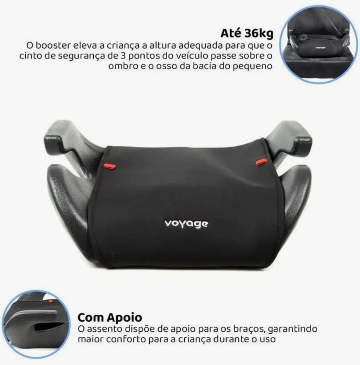 Assento  Infantil para carro - Foto 5