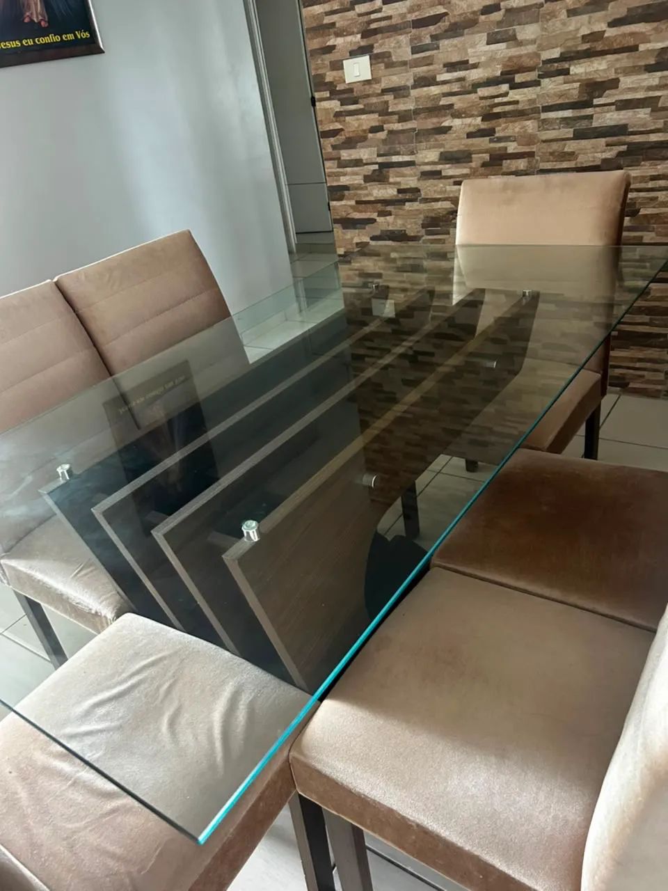 Mesa com 6 cadeiras  - Foto 2