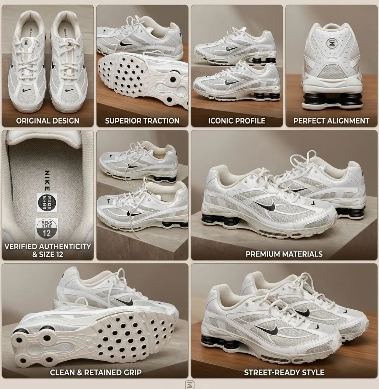 Nike Shox Ride 2 "Light Bone Metallic Black"