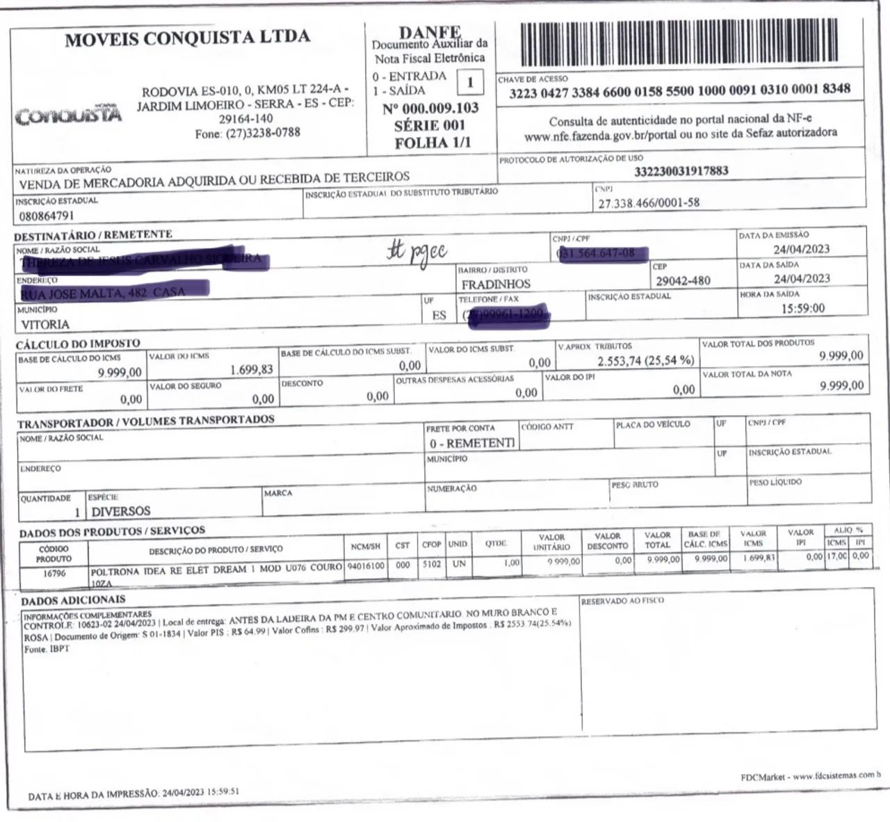 Sofá do papai em couro automático - seminovo - Foto 3