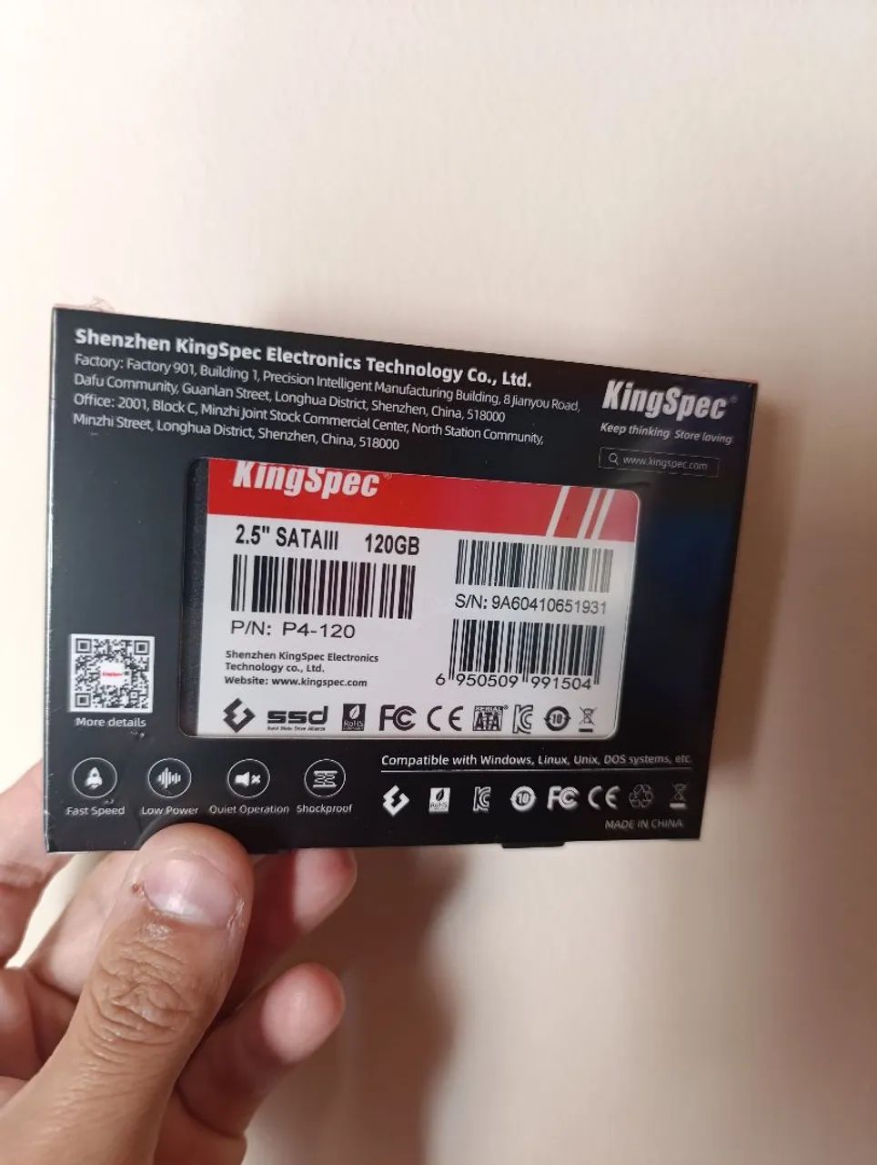 SSD Kingspec P4-120 120GB Para PC/Notebook/Xbox - Foto 2