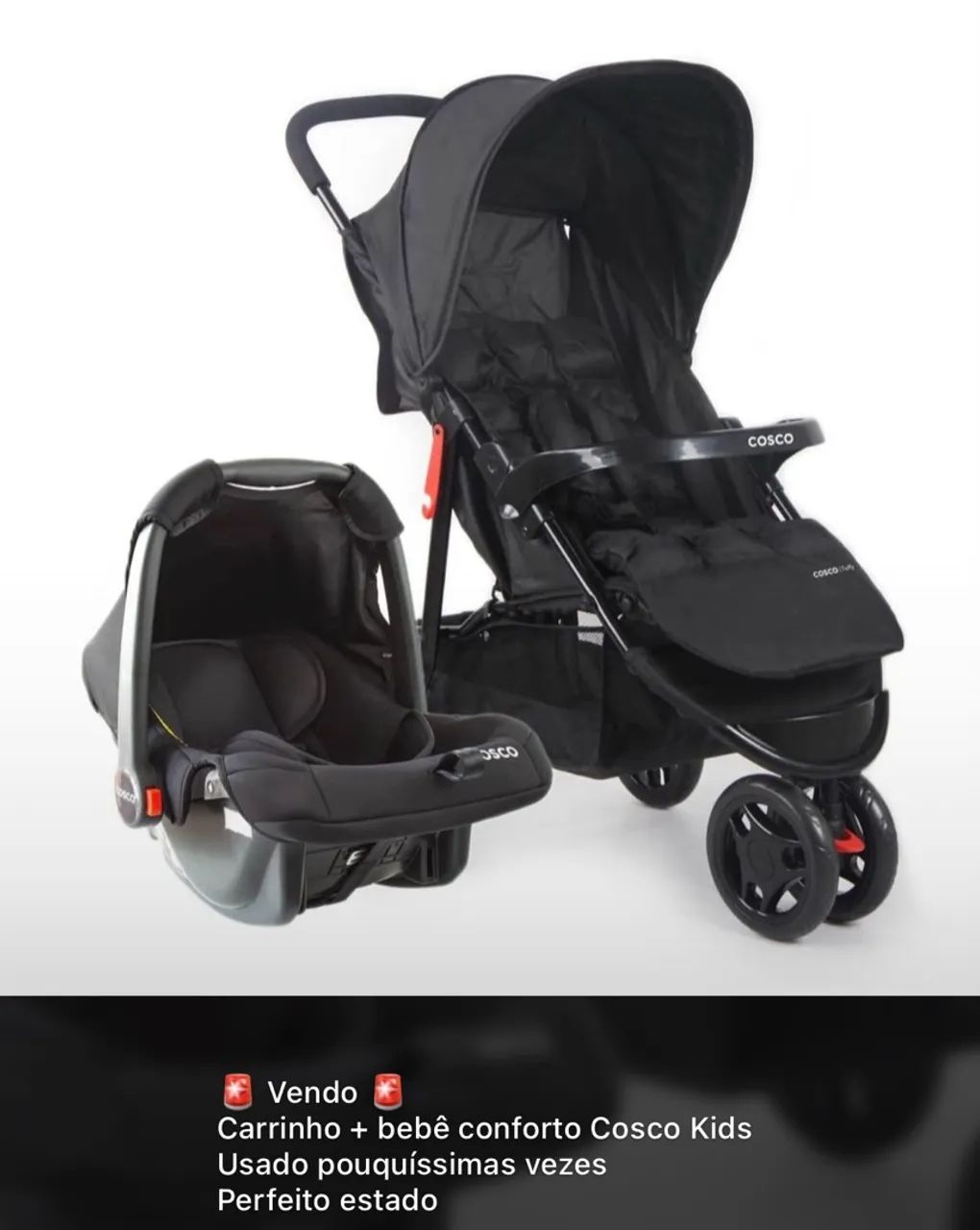 BEBÊ CONFORTO + CARRINHO 
