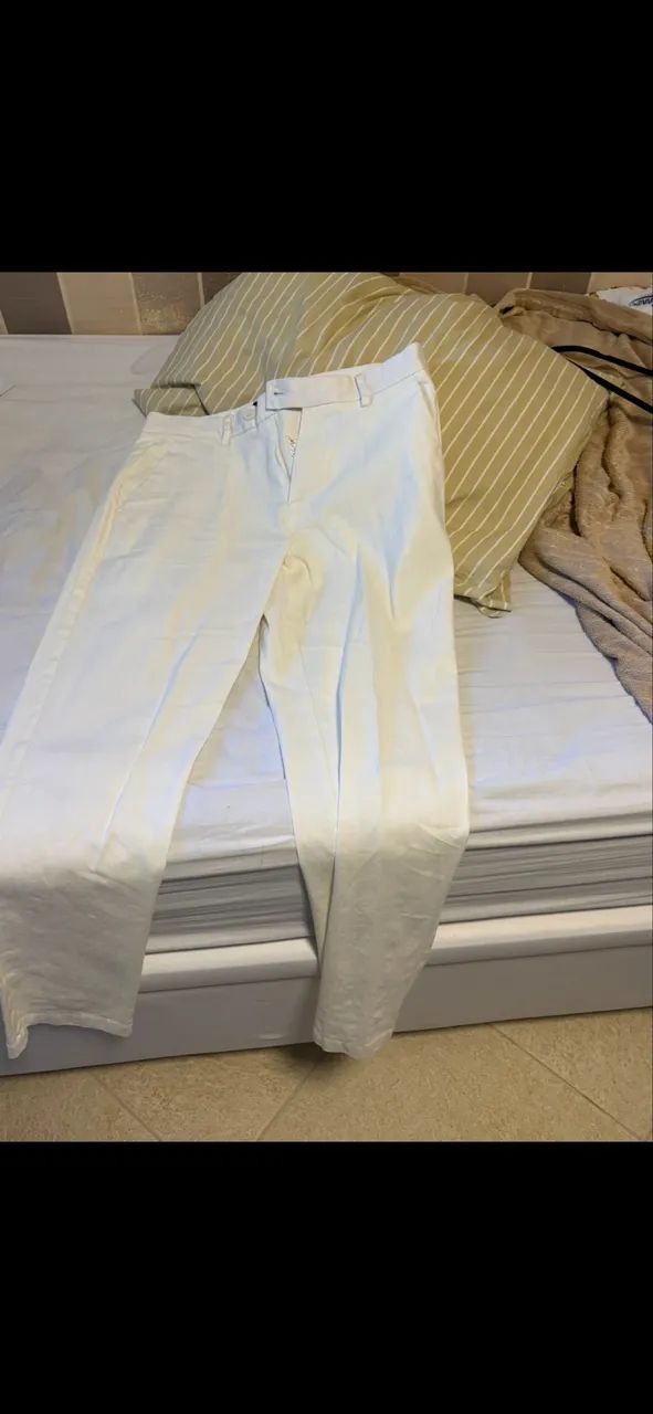 Calça de linho branca foxton nova 40 - Foto 3