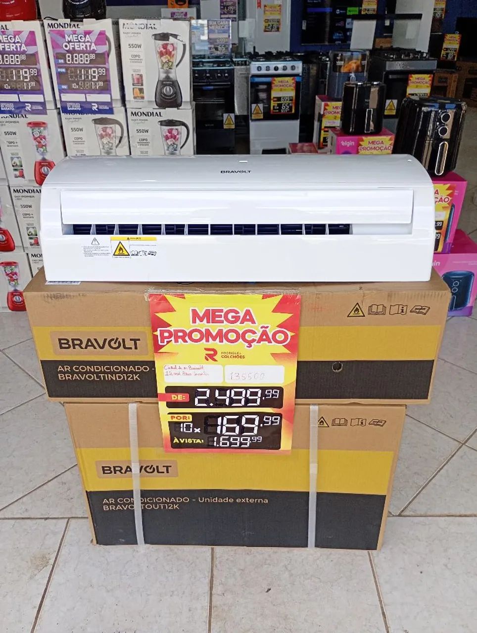Central de ar 12 mil BTUs Inverter