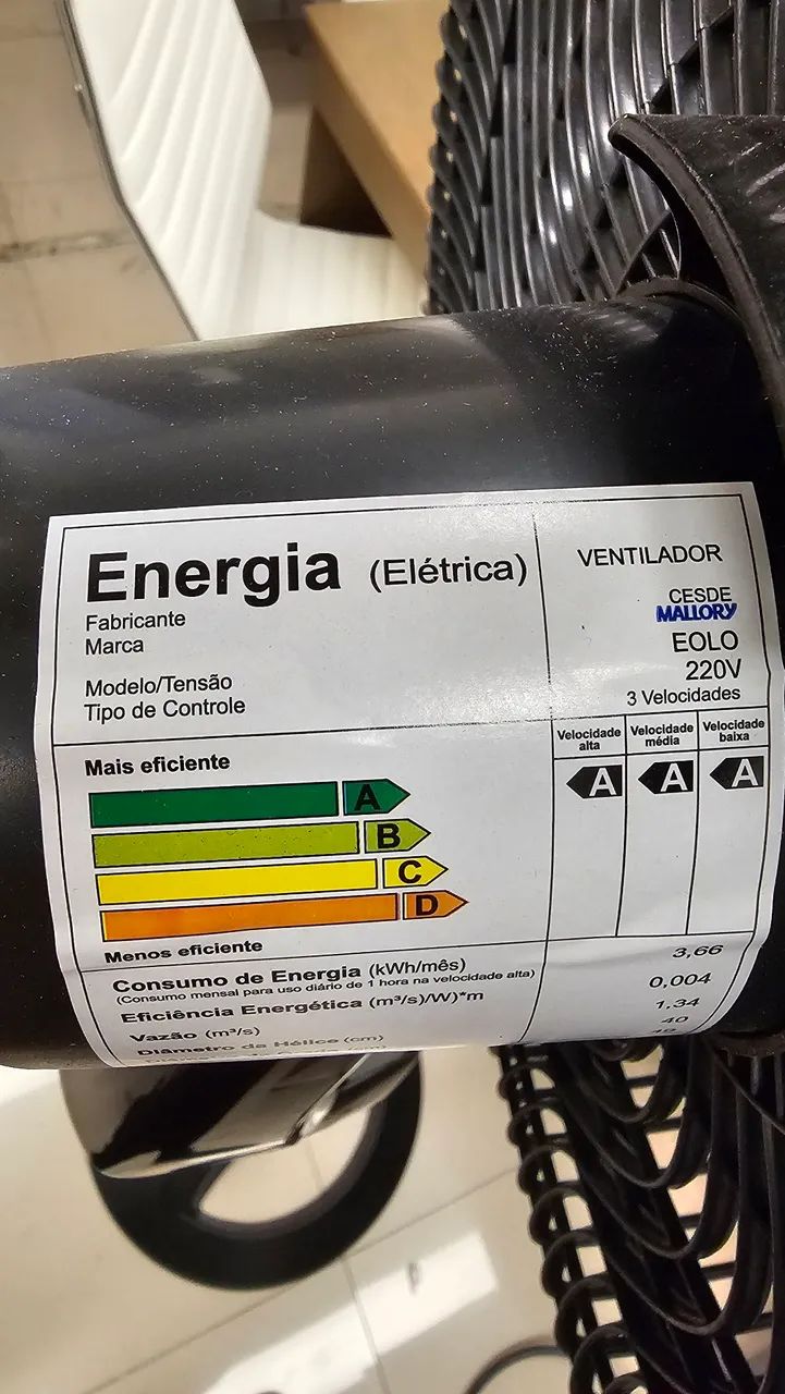 Ventilador Mallory 220v - Foto 3