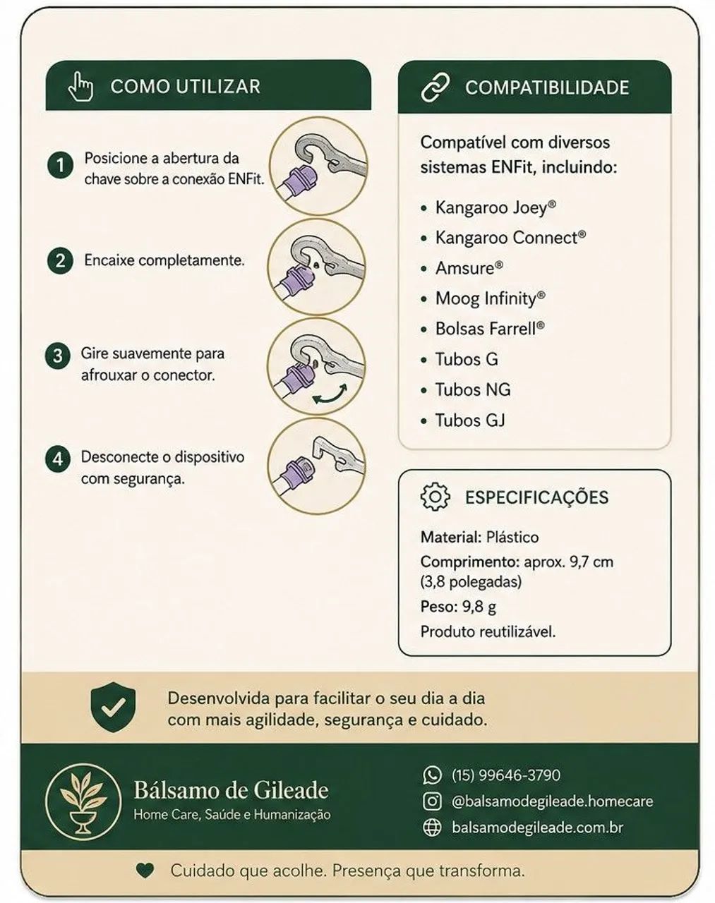 Chave Enfit - Bálsamo de Gileade. - Foto 2
