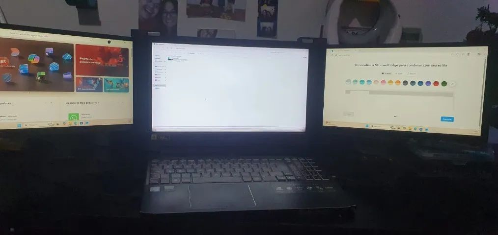 Monitor Portátil Triplo UPERFECT 14' FHD - Extensor de Tela para Notebook