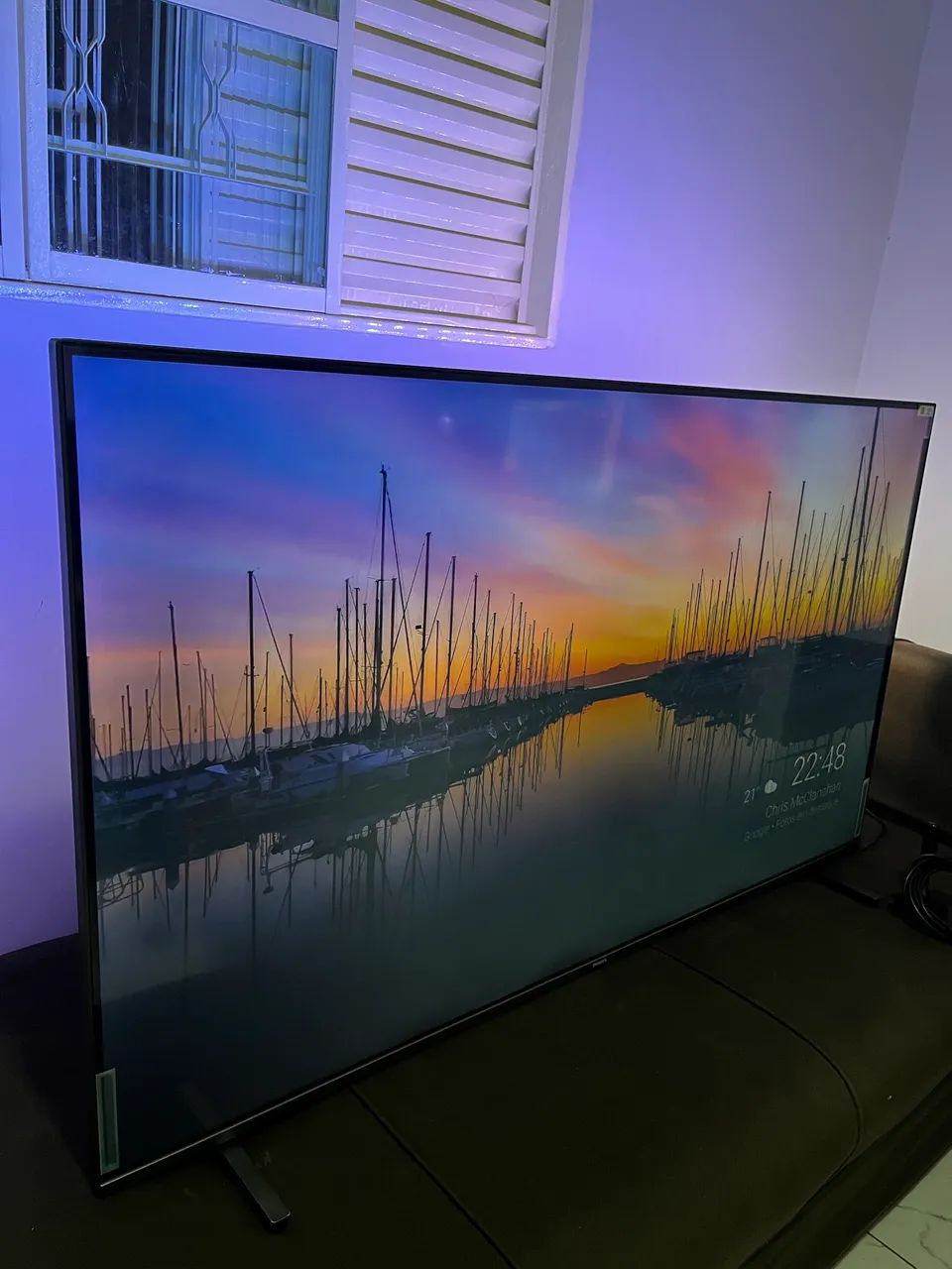 Tv Philips Smart 55 polegadas 4k novinha - Foto 2