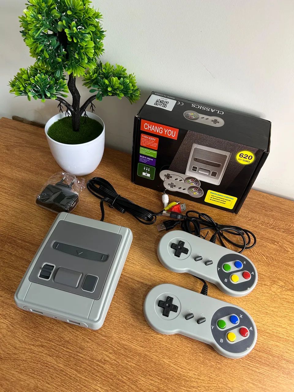 Vídeo Game Super Mini para televisão com 620 jogos - Foto 4