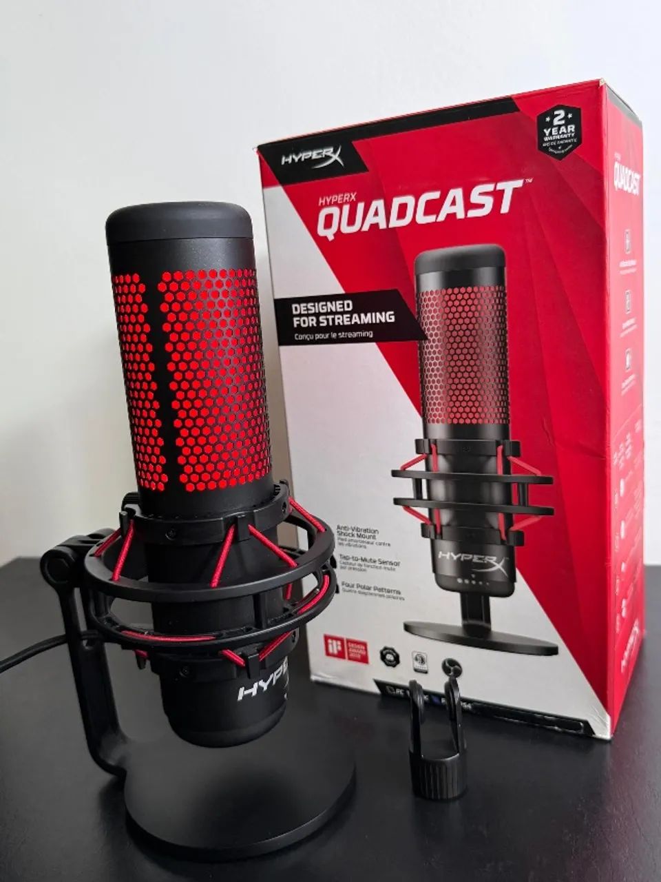 Microfone Hyperx Quadcast  - Foto 2