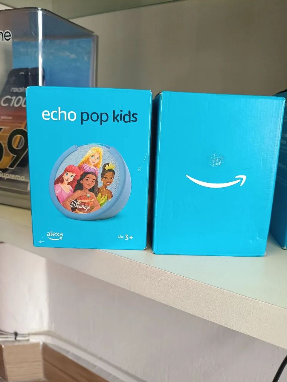 Alexa Echo Pop Kids Marvel e Disney Nova Lacrada Original 