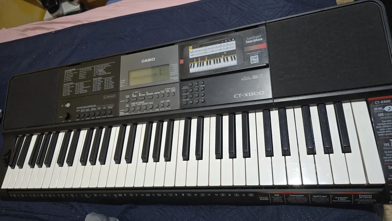Teclado Casio CT-X800 61 Teclas - Funcionando Perfeitamente